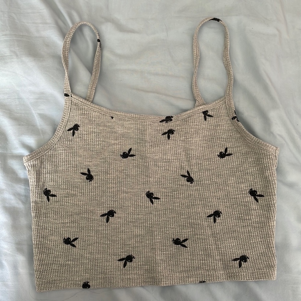 Pacsun Playboy Cropped Tanktop